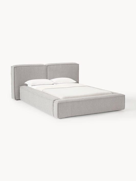 Lenfaro Bouclé Upholstered Bed
