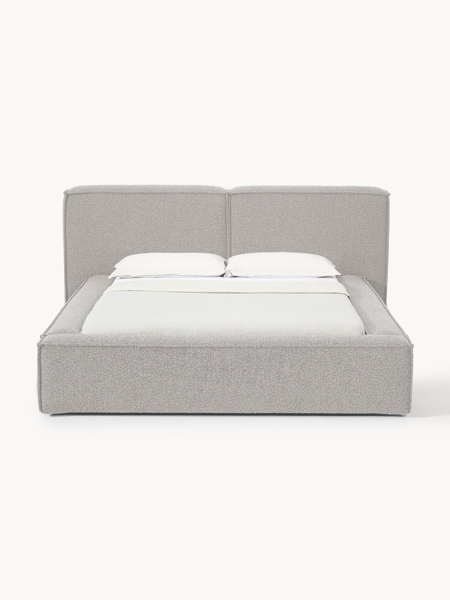 Lenfaro Bouclé Upholstered Bed