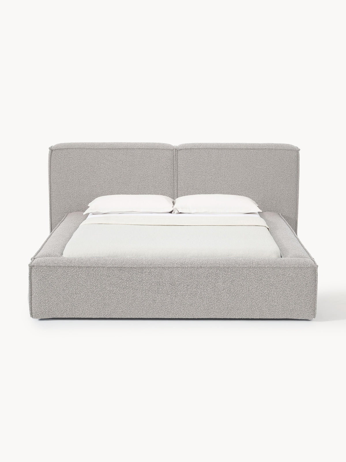 Lenfaro Bouclé Upholstered Bed