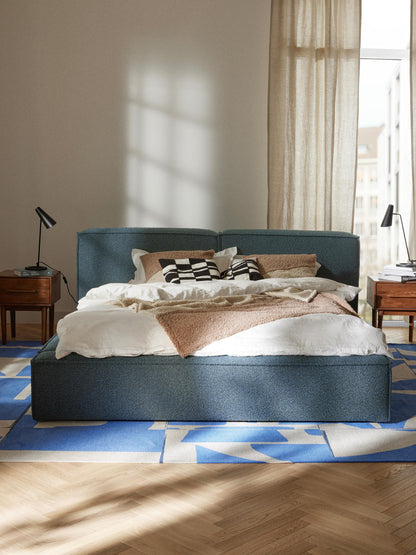 Lenfaro Bouclé Upholstered Bed