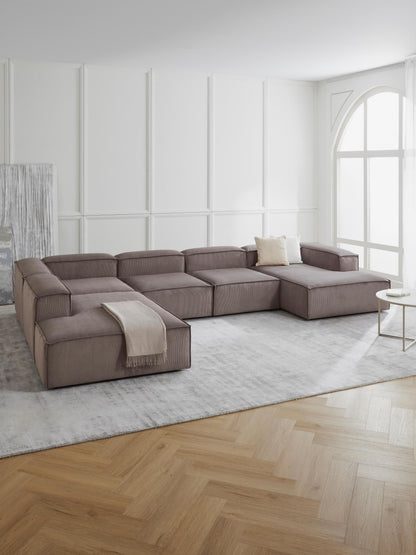 Lenfaro Corduroy Ottoman Corner Module