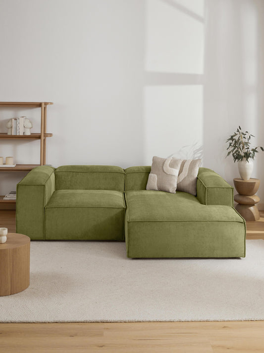 Lenfaro Corduroy Ottoman Corner Module