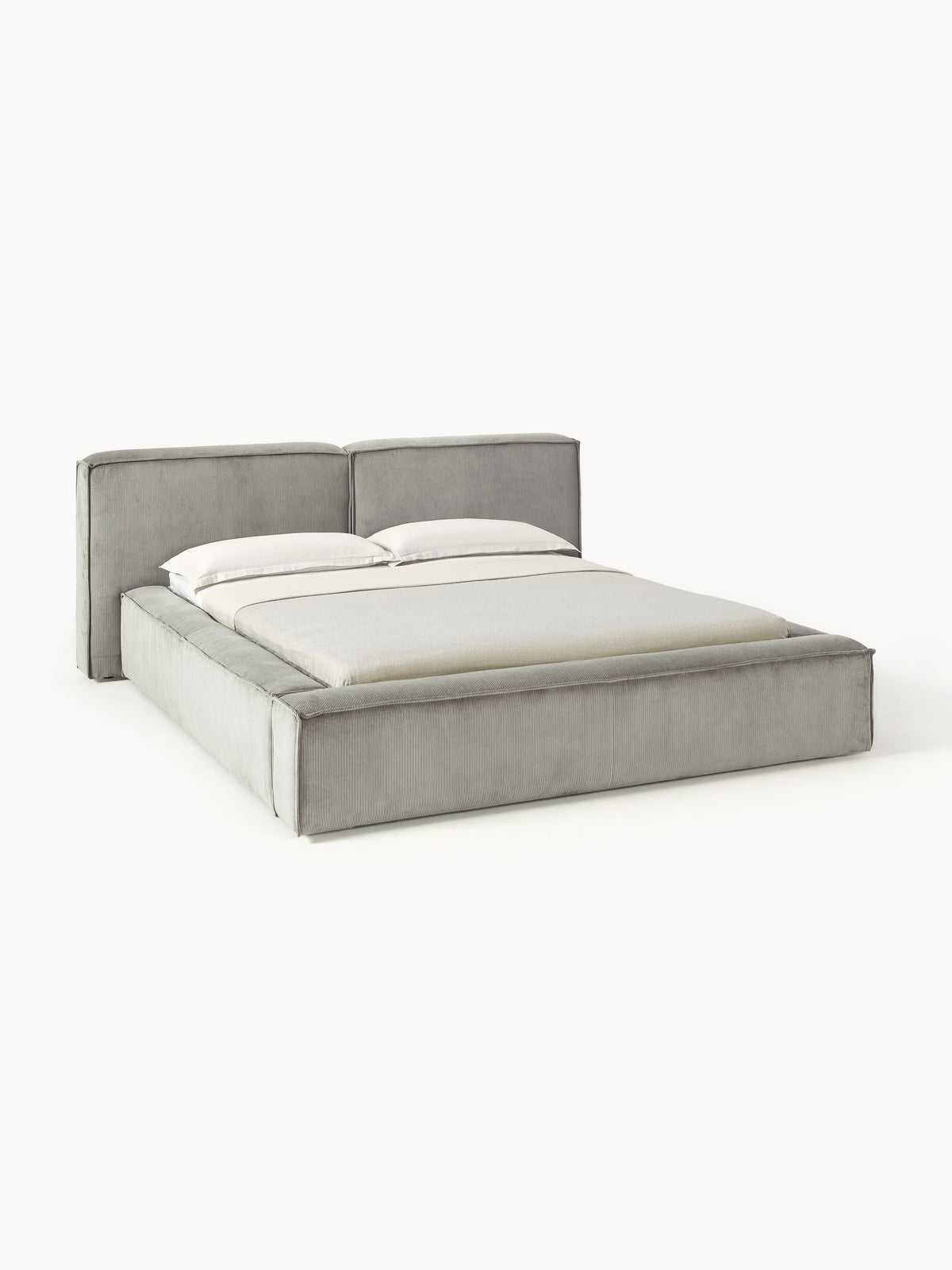 Lenfaro Corduroy Upholstered Bed