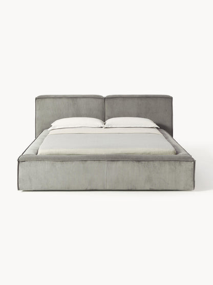 Lenfaro Corduroy Upholstered Bed