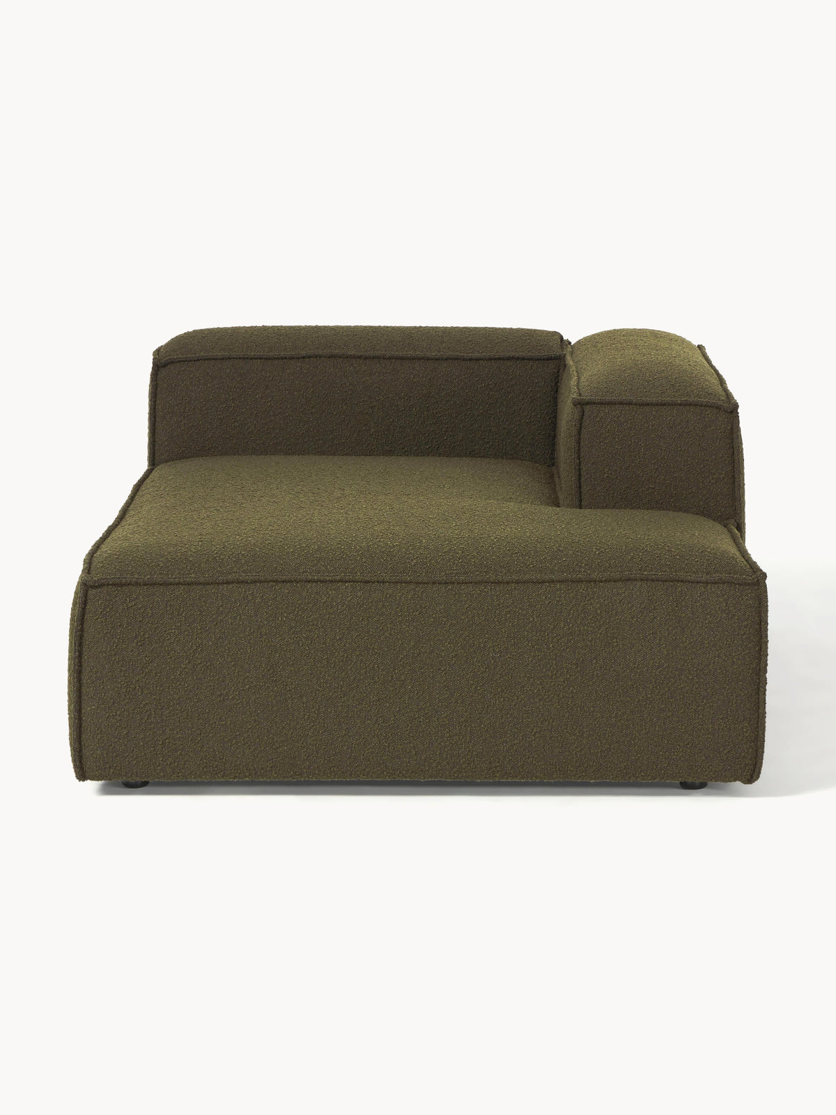 Lenfaro Corner Ottoman Module in Bouclé