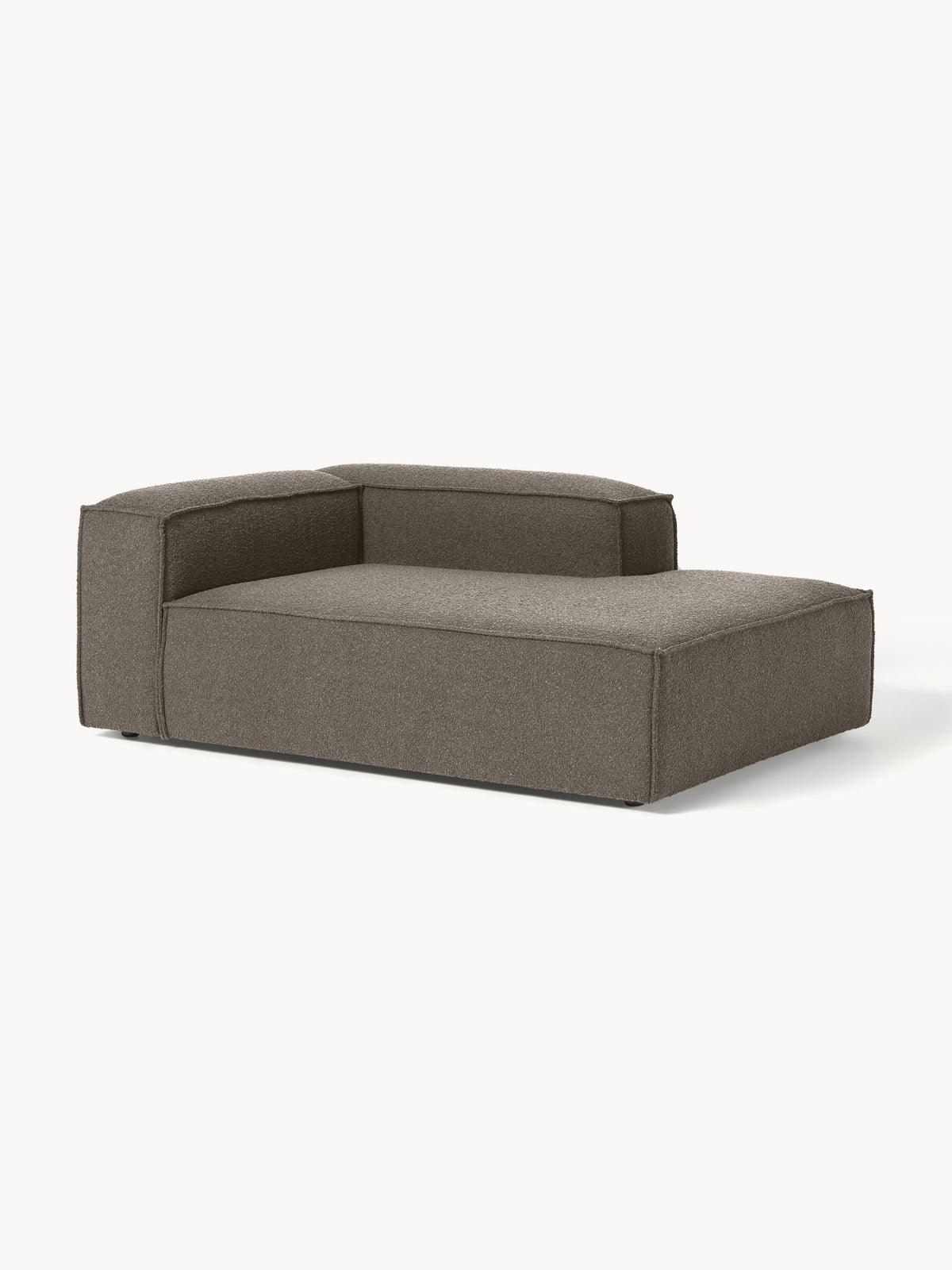 Lenfaro Corner Ottoman Module in Bouclé