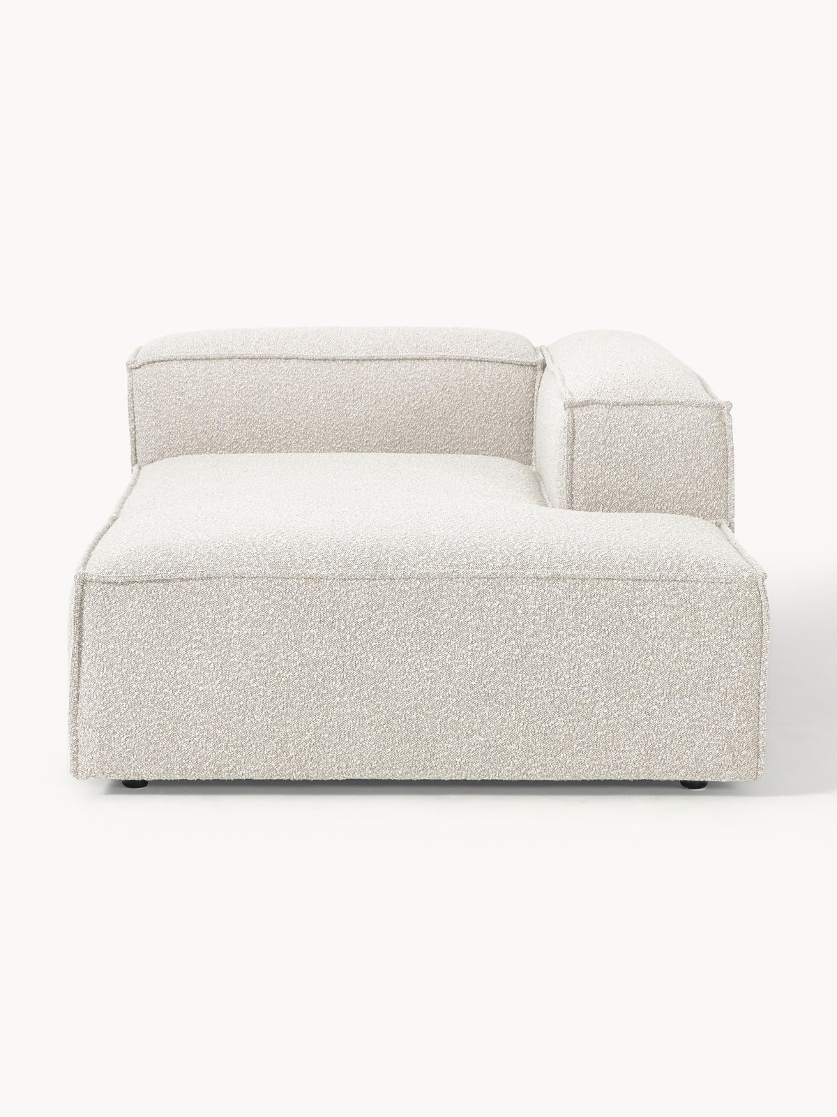 Lenfaro Corner Ottoman Module in Bouclé