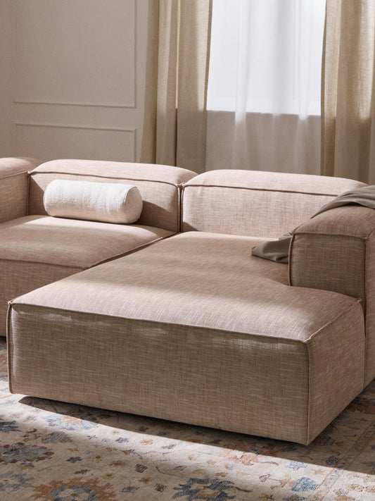 Lenfaro Linen Blend Ottoman Corner Module