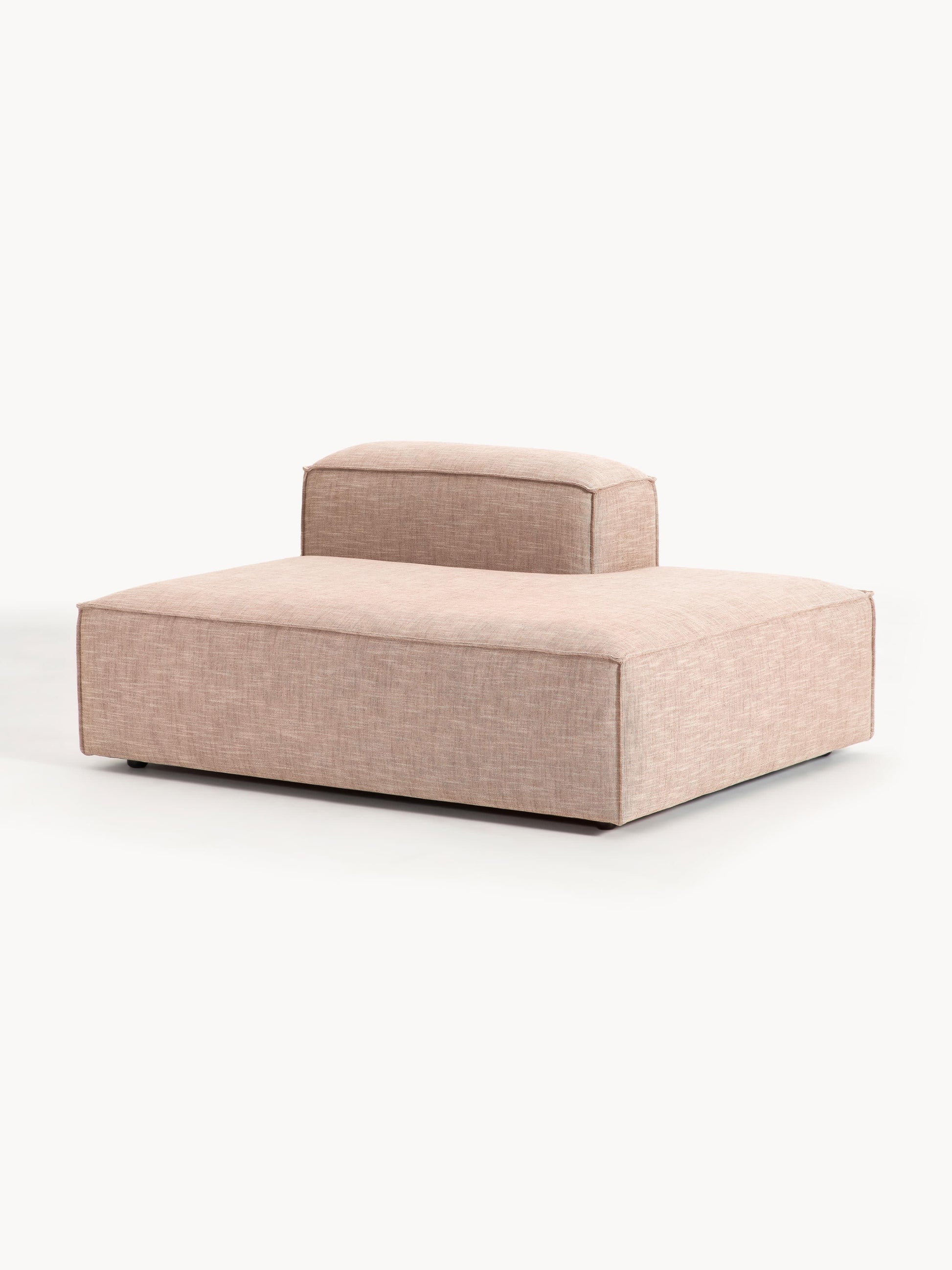 Lenfaro Linen Blend Ottoman Module
