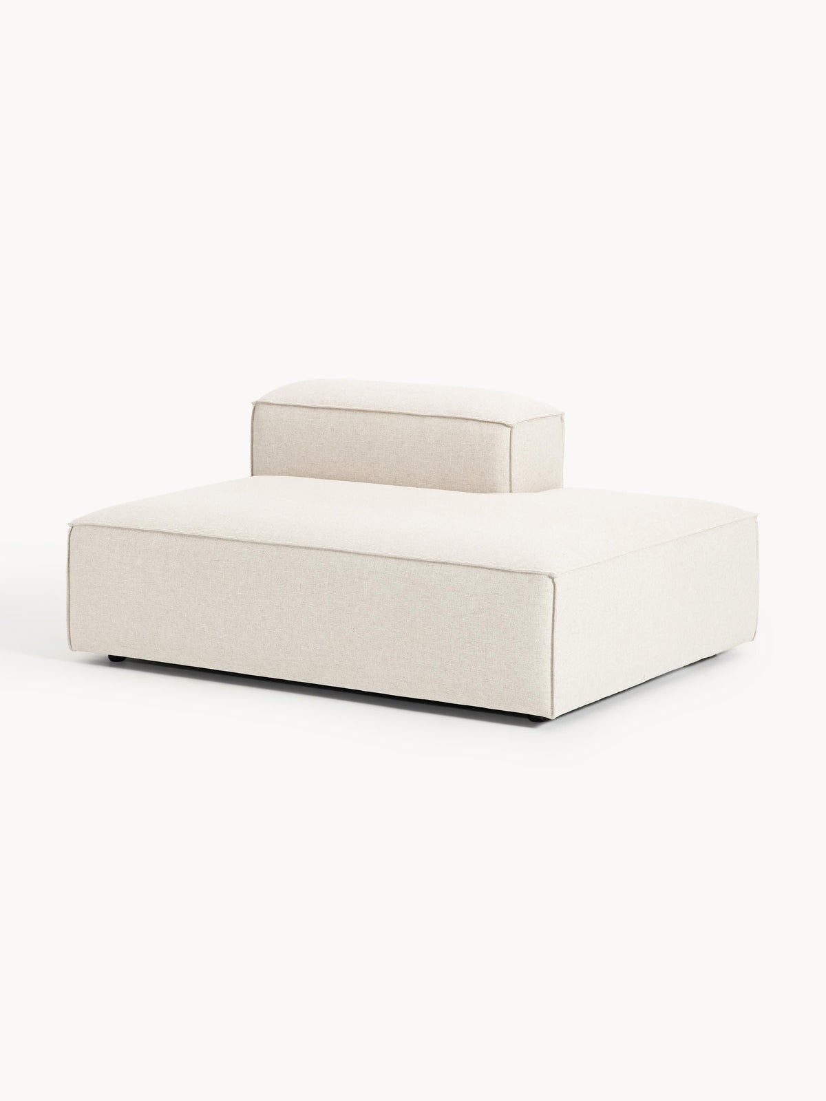 Lenfaro Linen Blend Ottoman Module