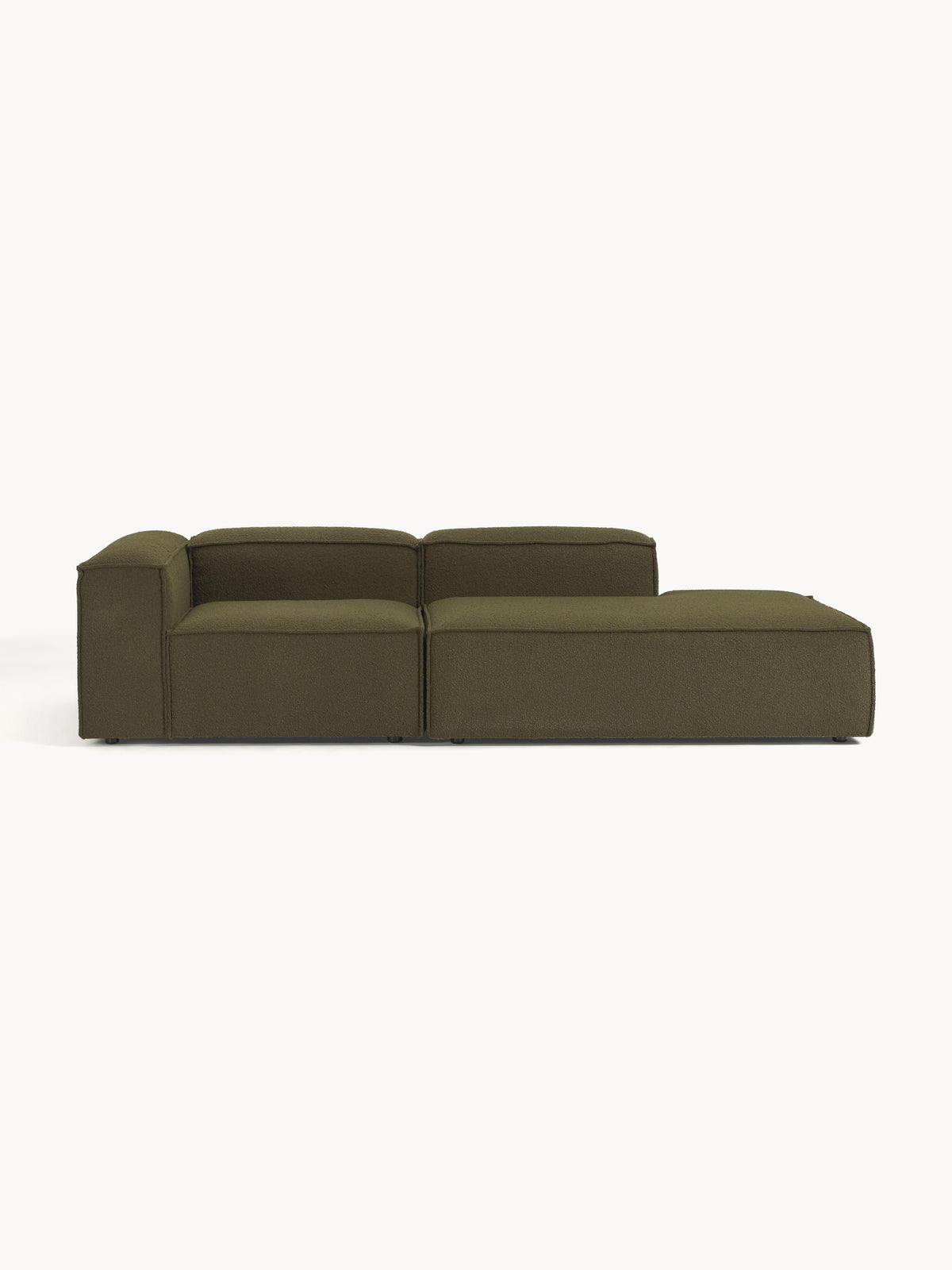 Lenfaro Modular Bouclé Ottoman