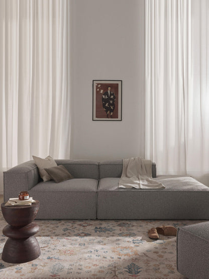 Lenfaro Modular Bouclé Ottoman