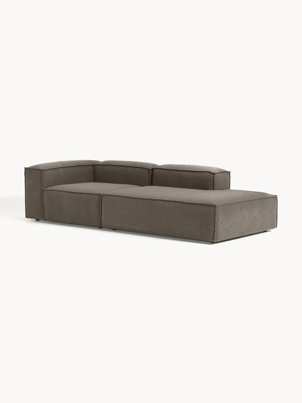 Lenfaro Modular Bouclé Ottoman