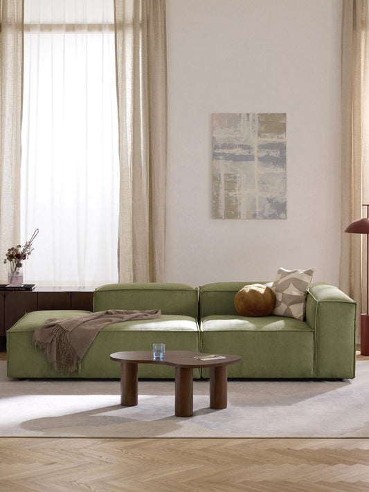 Lenfaro Modular Corduroy Ottoman