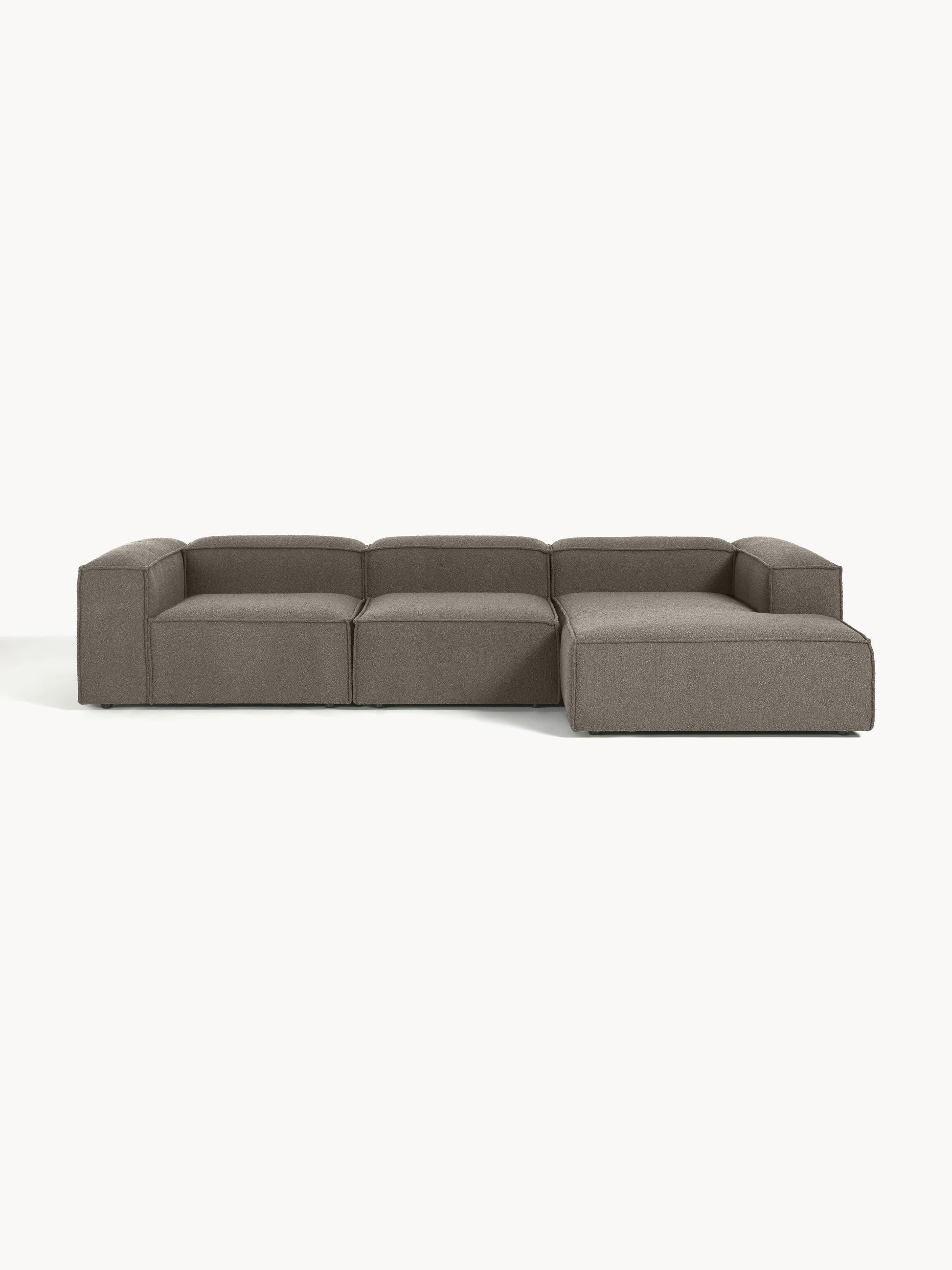 Lenfaro Modular Corner Sofa in Bouclé (4-Seater)