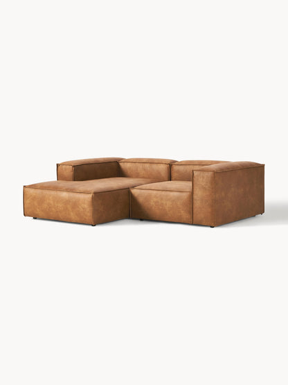 Lenfaro Modular Leather Corner Sofa (2-Seater)