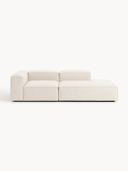 Lenfaro Modular Linen Blend Ottoman