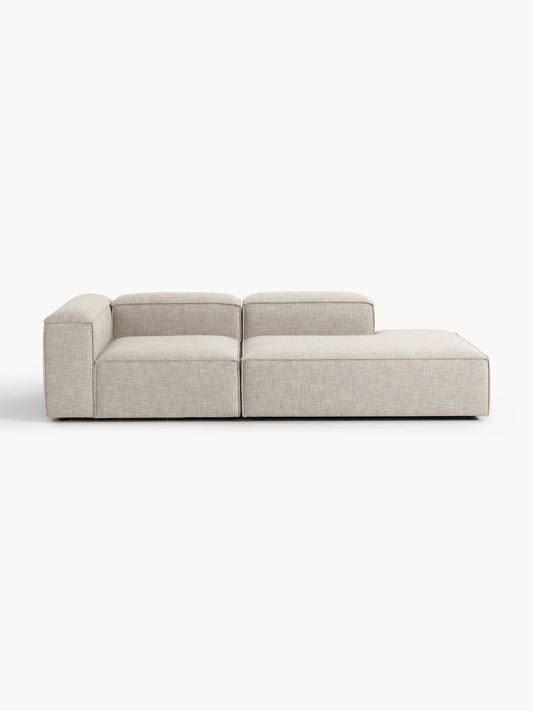 Lenfaro Modular Linen Blend Ottoman