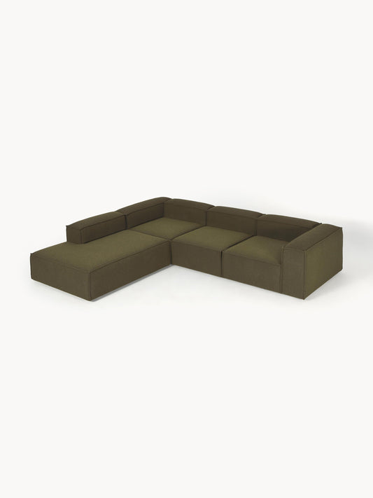 Lenfaro Modular XL Bouclé Corner Sofa (4-Seater)