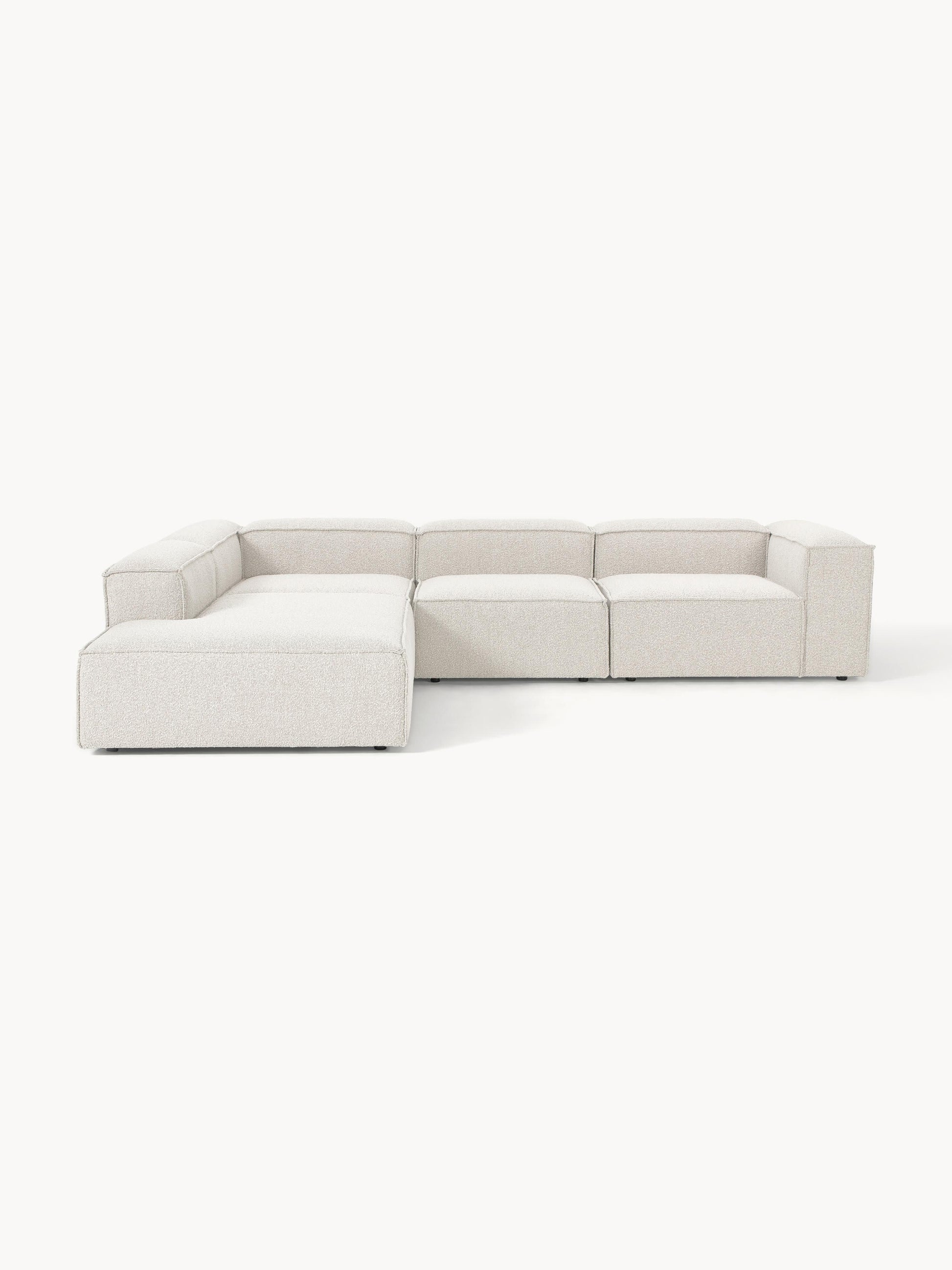 Lenfaro Modular XL Bouclé Corner Sofa (4-Seater)