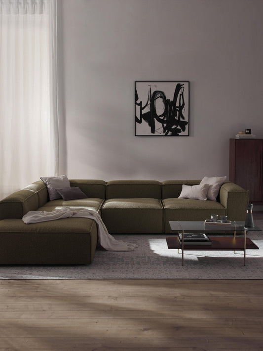 Lenfaro Modular XL Bouclé Corner Sofa (4-Seater)