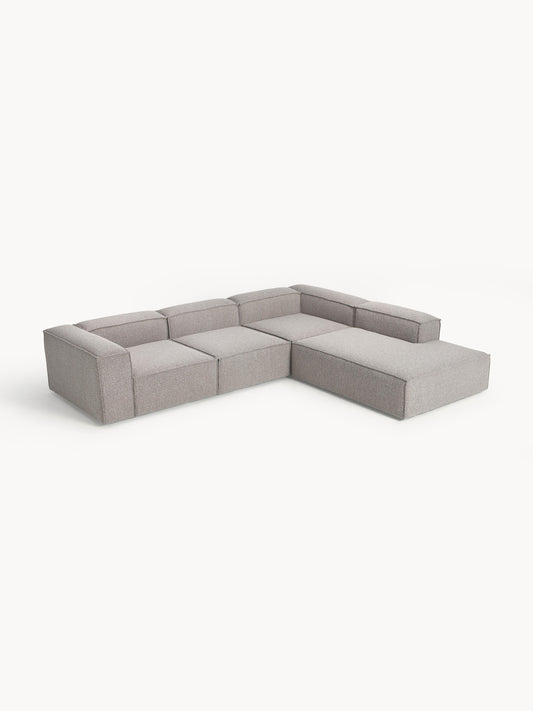 Lenfaro Modular XL Bouclé Corner Sofa (4-Seater)