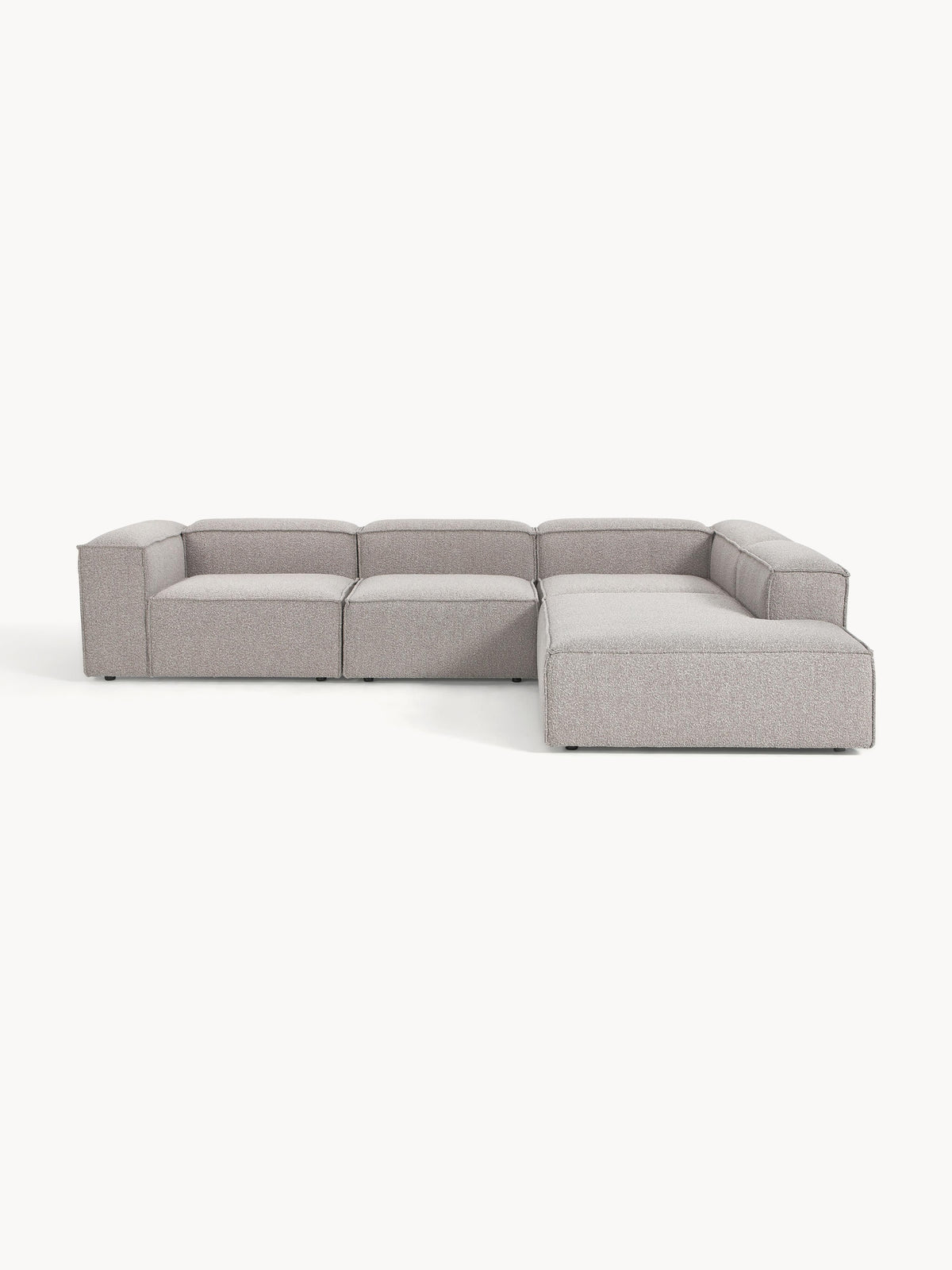 Lenfaro Modular XL Bouclé Corner Sofa (4-Seater)