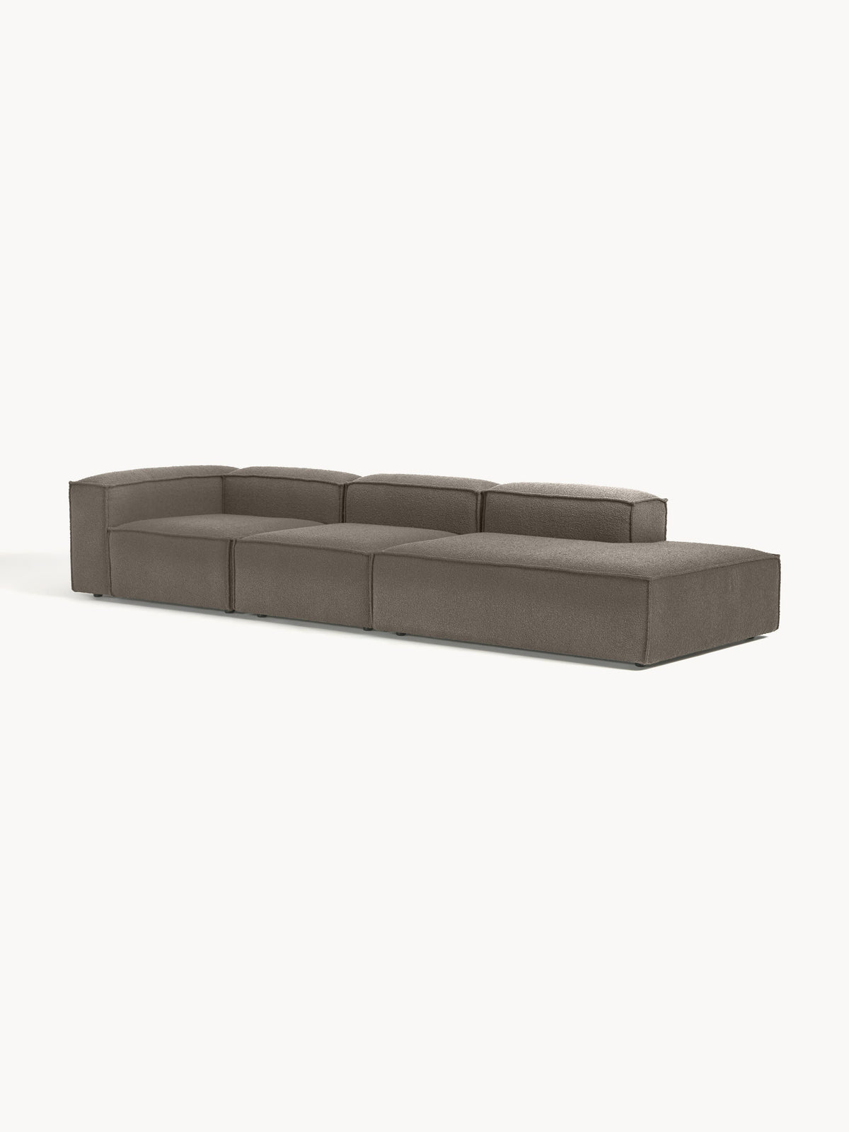 Lenfaro Modular XL Bouclé Ottoman