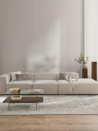Lenfaro Modular XL Bouclé Ottoman