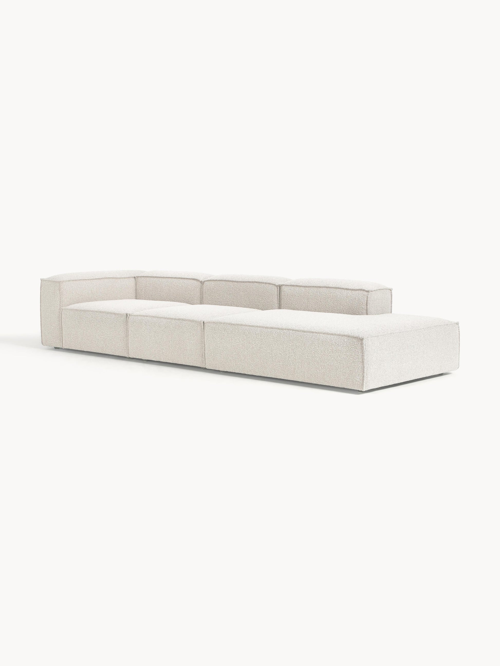 Lenfaro Modular XL Bouclé Ottoman