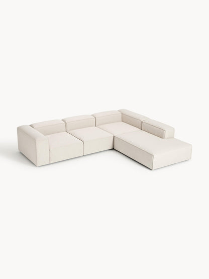 Lenfaro Modular XL Corner Sofa (4-Seater) in Linen Blend
