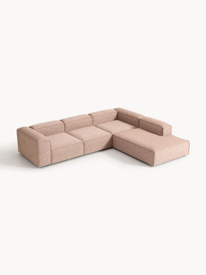 Lenfaro Modular XL Corner Sofa (4-Seater) in Linen Blend