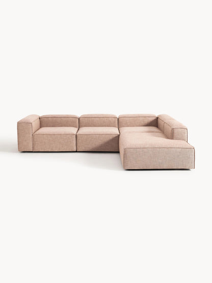 Lenfaro Modular XL Corner Sofa (4-Seater) in Linen Blend
