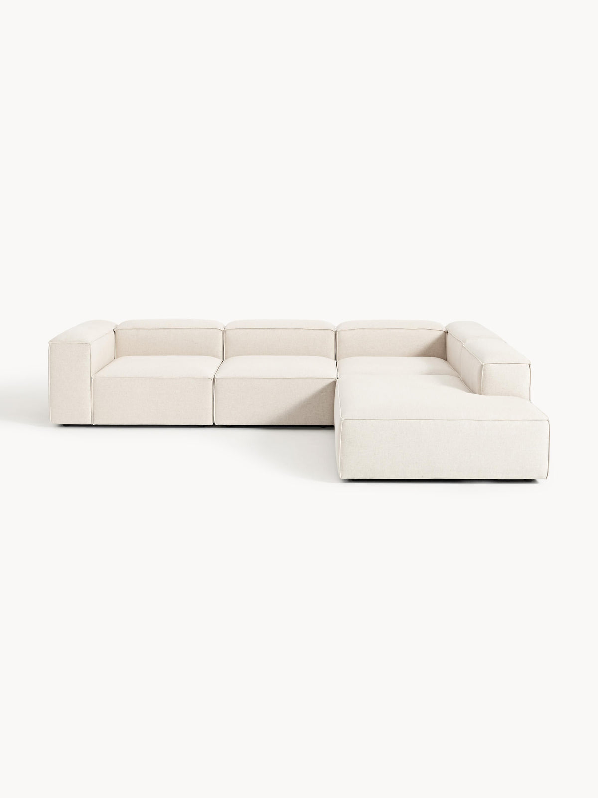 Lenfaro Modular XL Corner Sofa (4-Seater) in Linen Blend