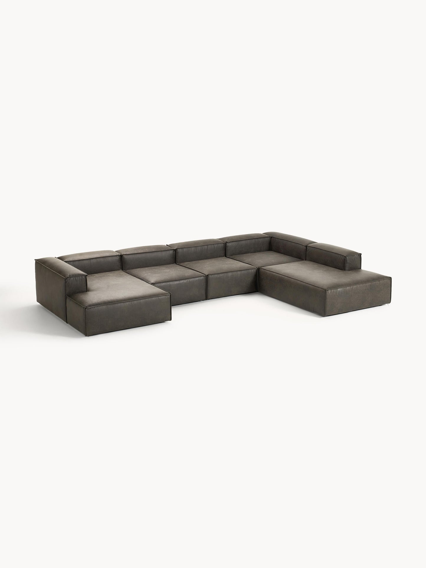 Lenfaro Modular XL Leather Sofa