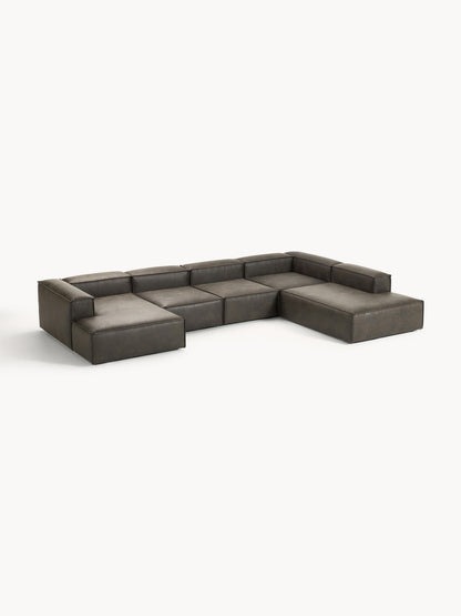 Lenfaro Modular XL Leather Sofa