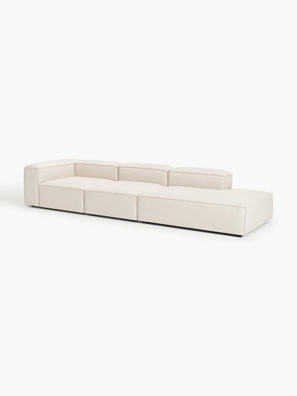 Lenfaro Modular XL Linen Blend Ottoman