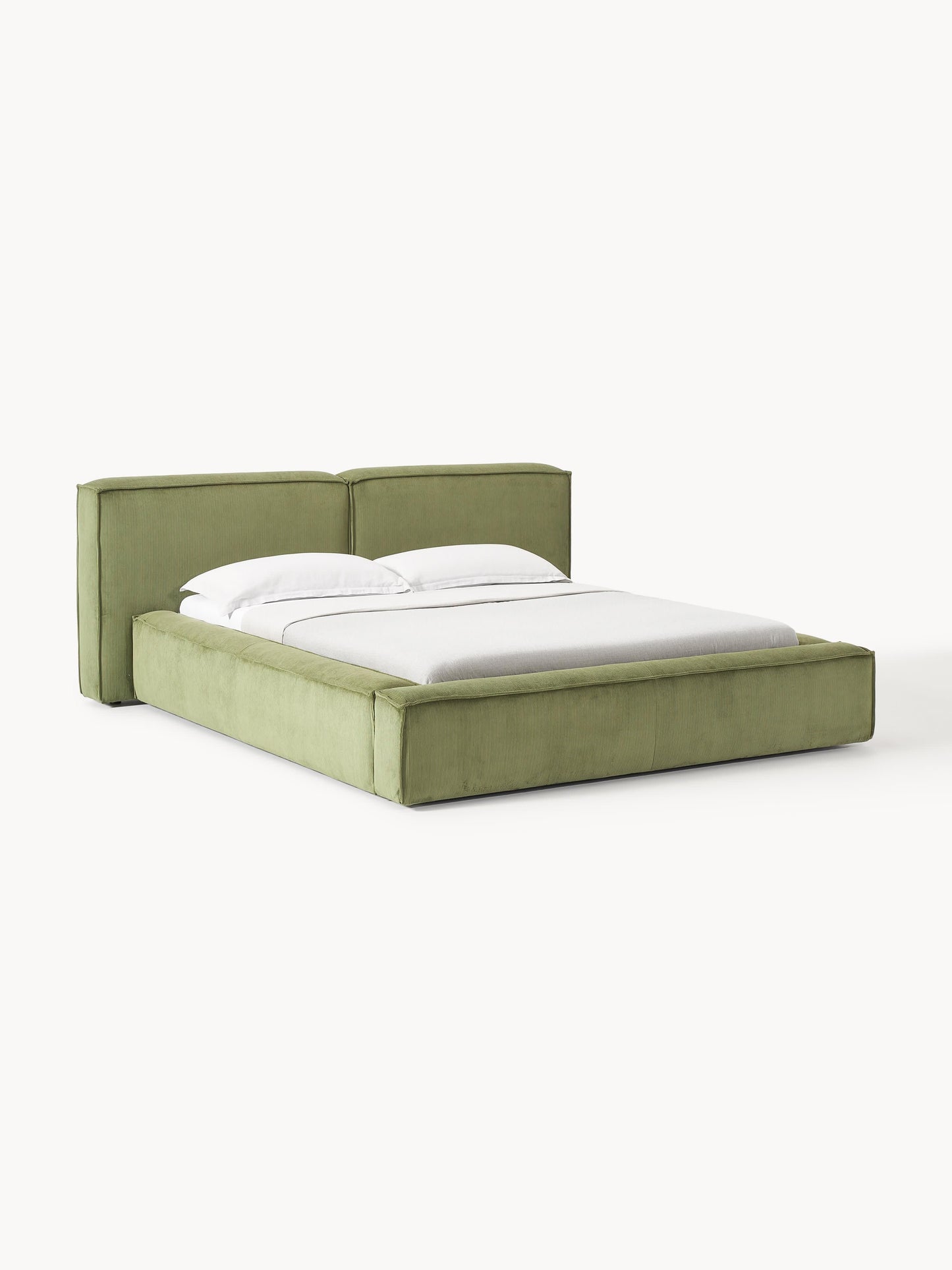 Lenfaro Upholstered Corduroy Storage Bed