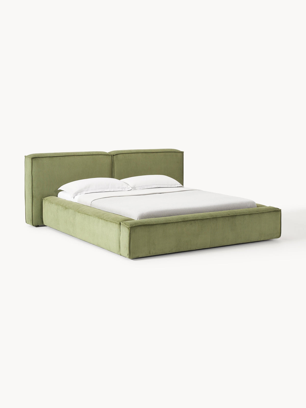 Lenfaro Upholstered Corduroy Storage Bed