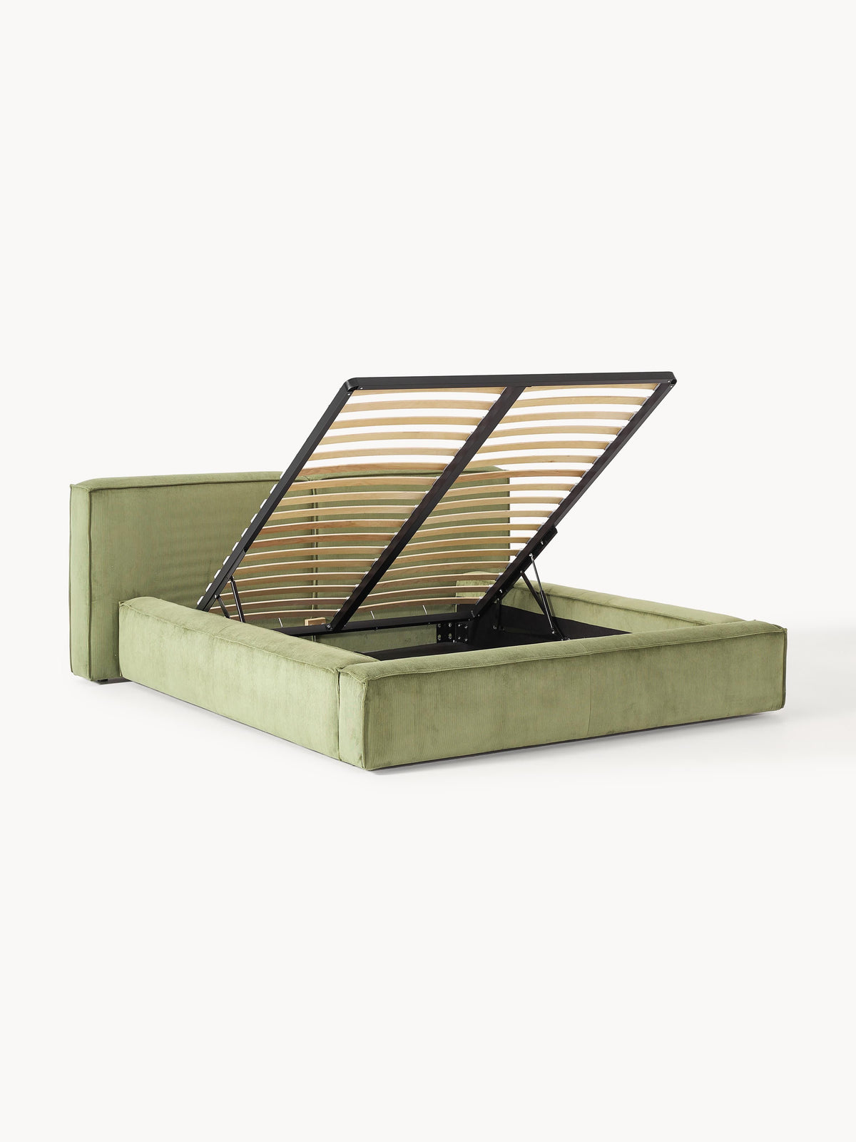 Lenfaro Upholstered Corduroy Storage Bed