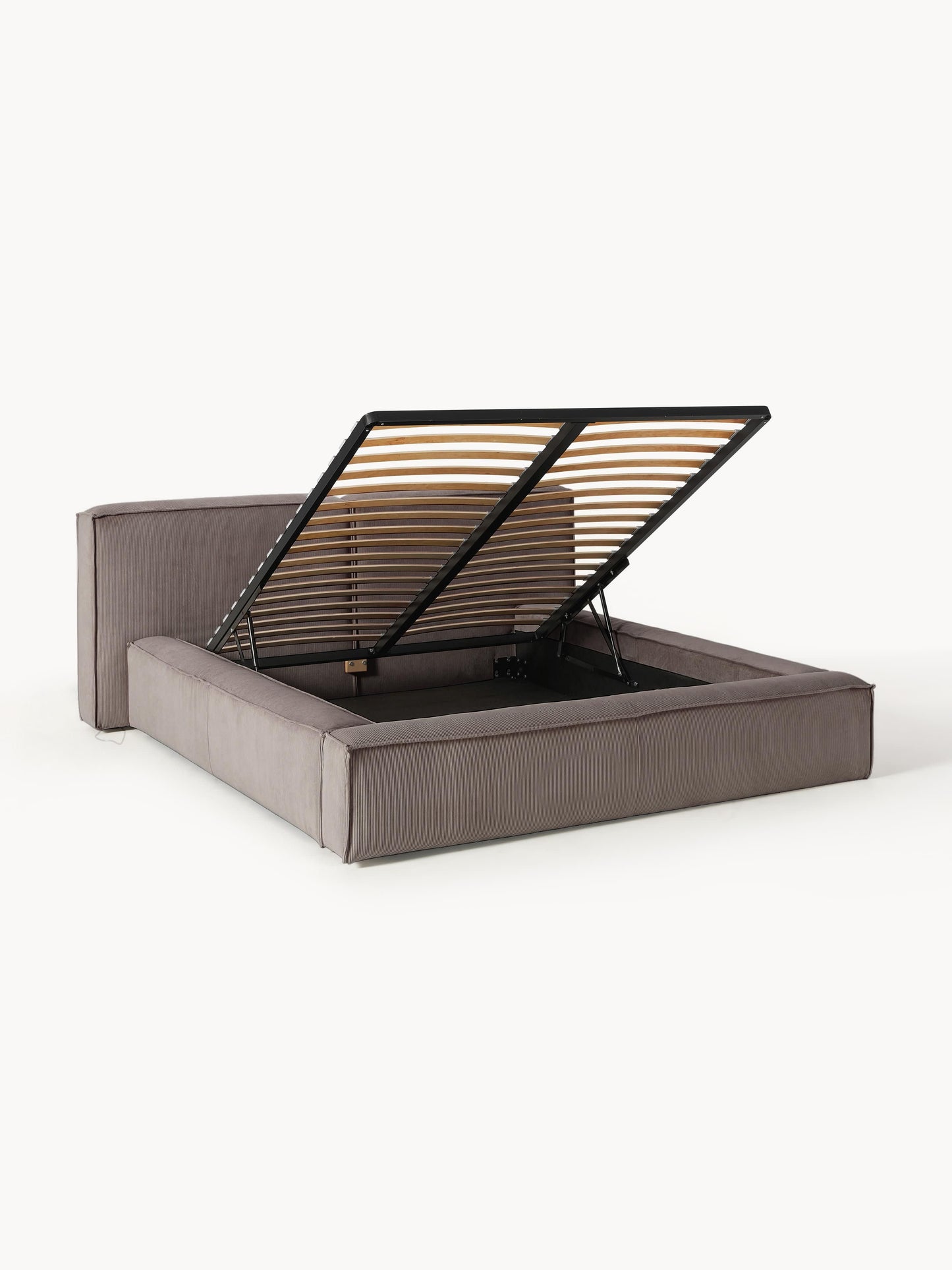 Lenfaro Upholstered Corduroy Storage Bed