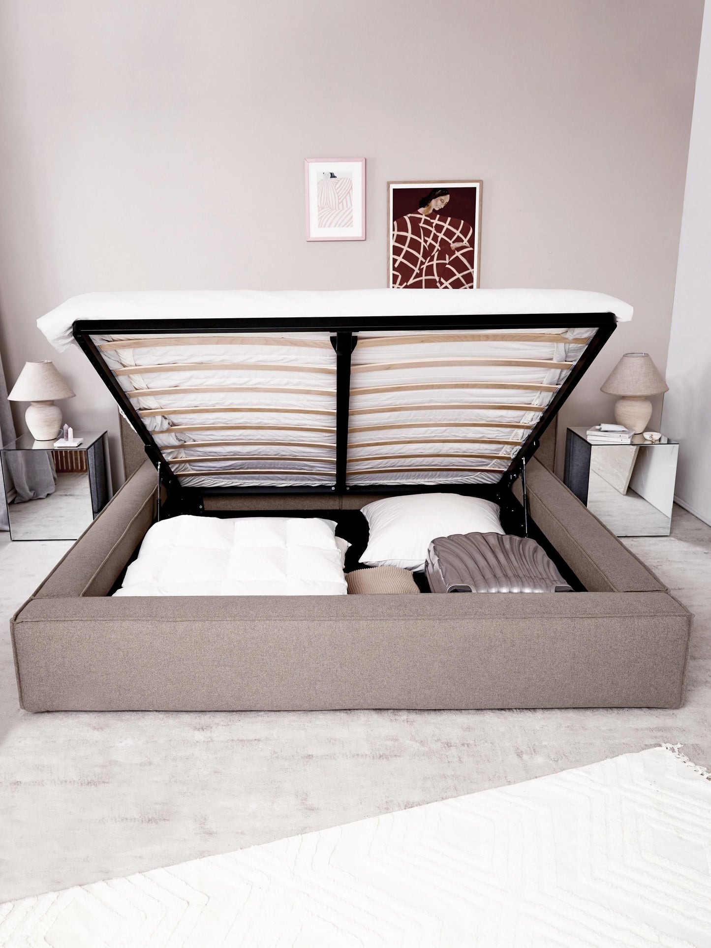 Lenfaro Upholstered Storage Bed