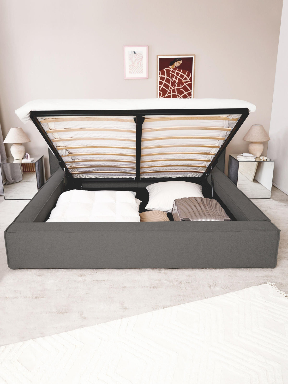 Lenfaro Upholstered Storage Bed