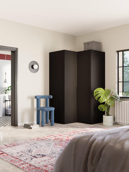 Leonzari Modular Corner Wardrobe, 115 cm Wide, in Various Sizes