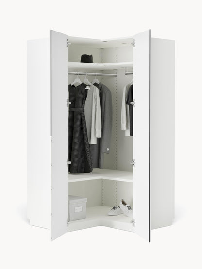 Leonzari Modular Corner Wardrobe, 115 cm Wide, in Various Sizes