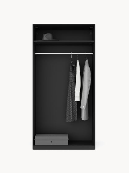 Leonzari Modular Hinged-Door Wardrobe, 100 cm Wide, in Various Sizes