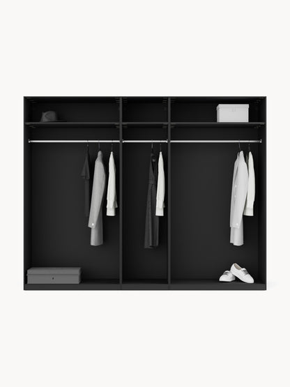 Leonzari Modular Hinged-Door Wardrobe, 250 cm Wide, in Various Sizes