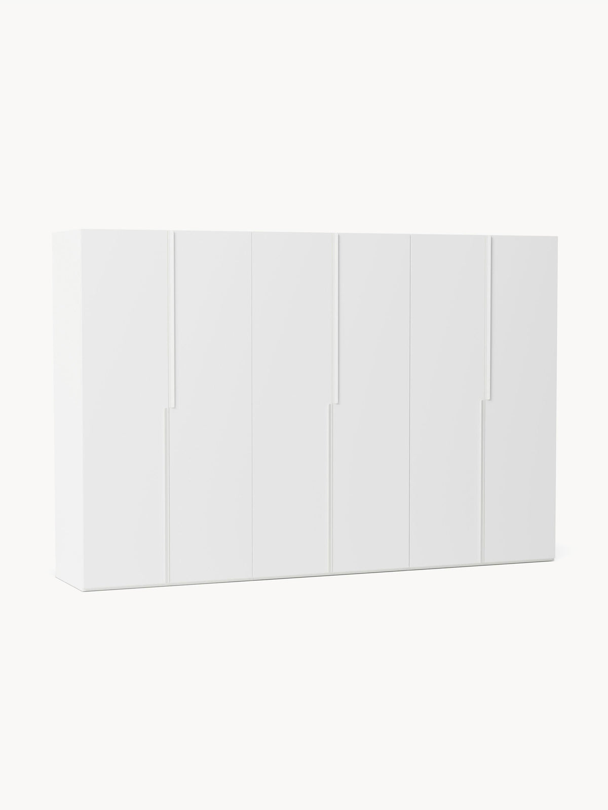 Leonzari Modular Hinged-Door Wardrobe, 300 cm Wide, in Various Sizes