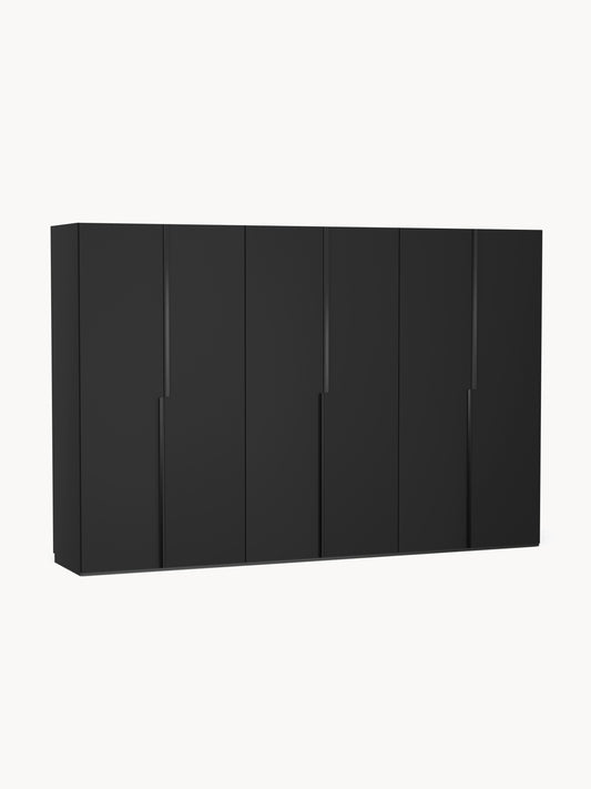 Leonzari Modular Hinged-Door Wardrobe, 300 cm Wide, in Various Sizes