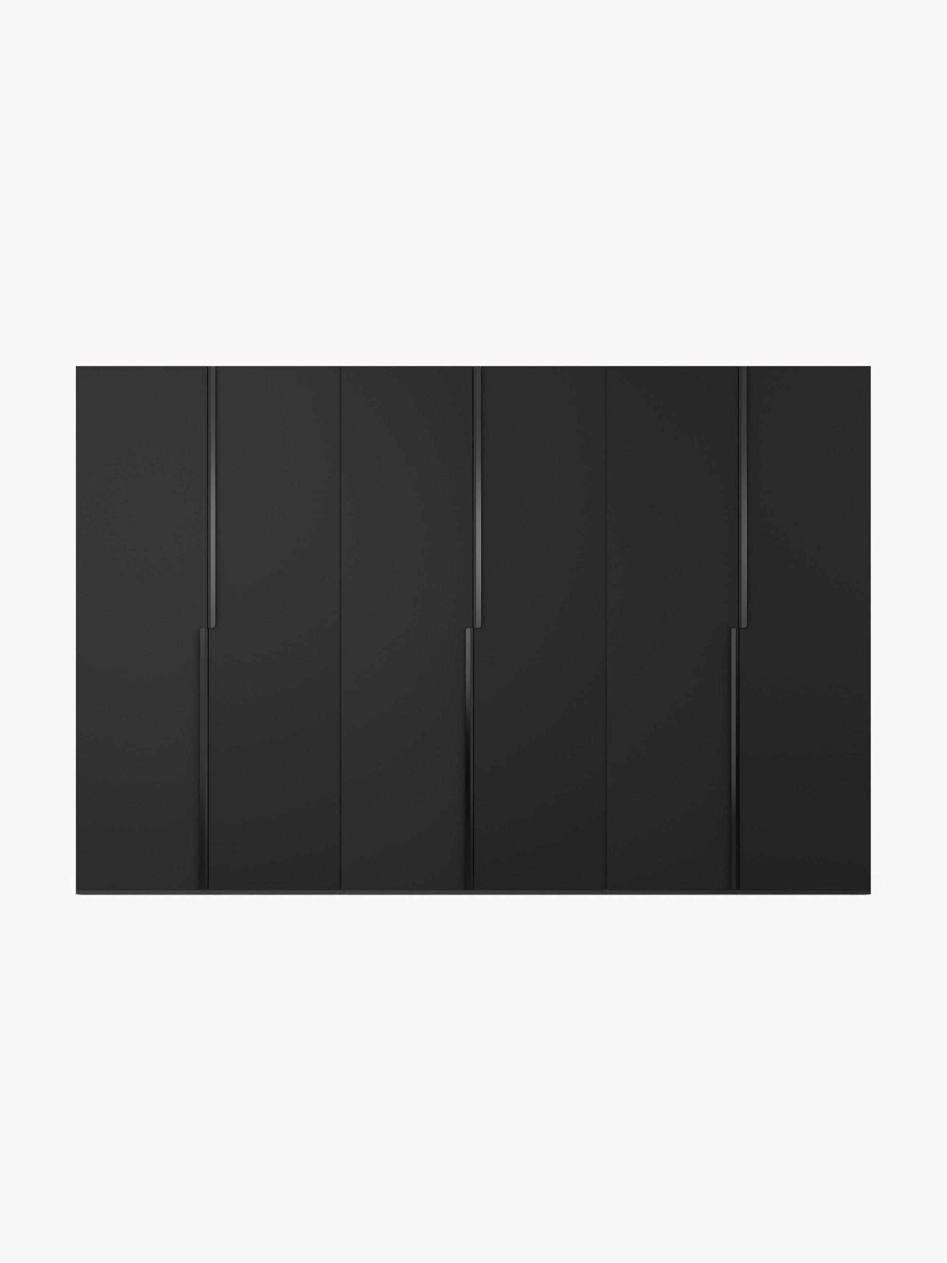 Leonzari Modular Hinged-Door Wardrobe, 300 cm Wide, in Various Sizes